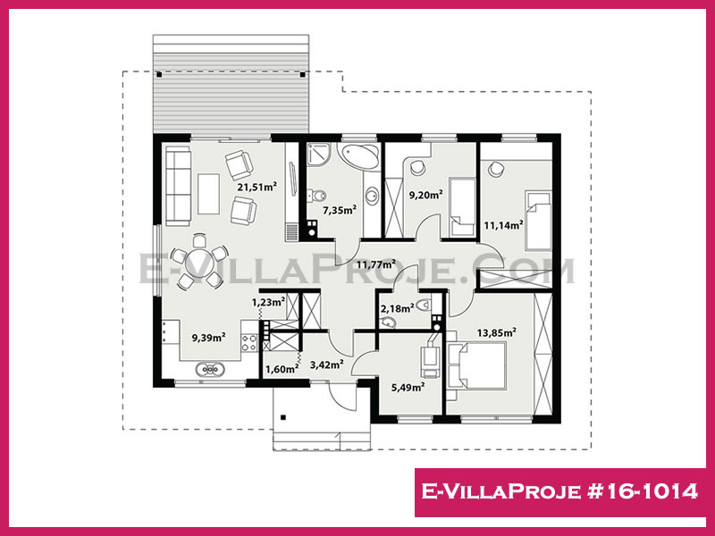 Ev Villa Proje #16-1014 Ev Villa Projesi Model Detayları