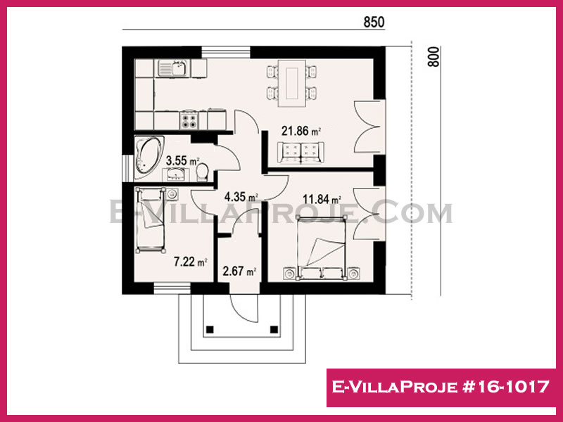 E-VillaProje #16-1017 Ev Villa Projesi Model Detayları