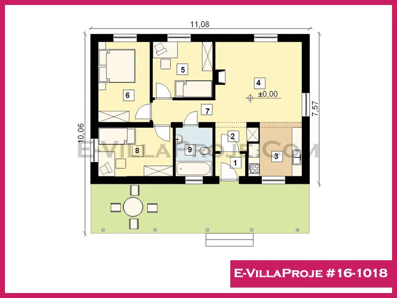 E-VillaProje #16-1018 Ev Villa Projesi Model Detayları
