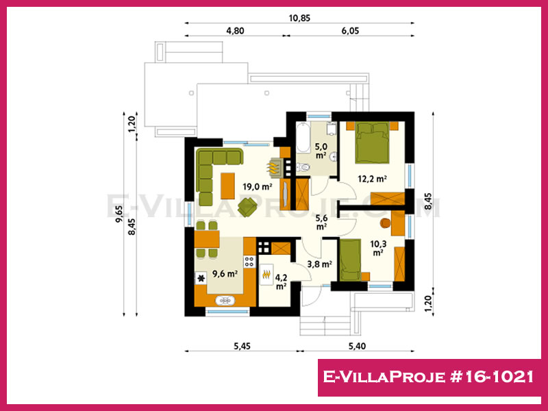 Ev Villa Proje #16 – 1021 Ev Villa Projesi Model Detayları