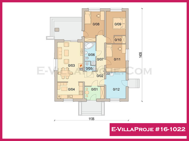 Ev Villa Proje #16 – 1022 Ev Villa Projesi Model Detayları