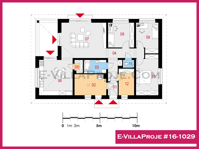 Ev Villa Proje #16 – 1029 Ev Villa Projesi Model Detayları