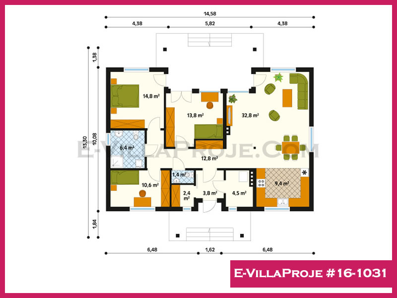 Ev Villa Proje #16 – 1031 Ev Villa Projesi Model Detayları