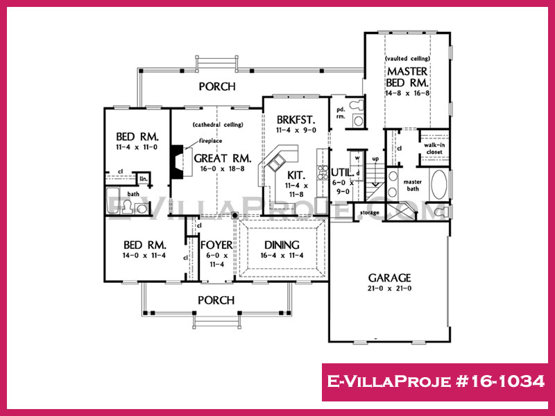Ev Villa Proje #16 – 1034 Ev Villa Projesi Model Detayları