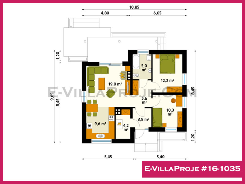 Ev Villa Proje #16 – 1035 Ev Villa Projesi Model Detayları