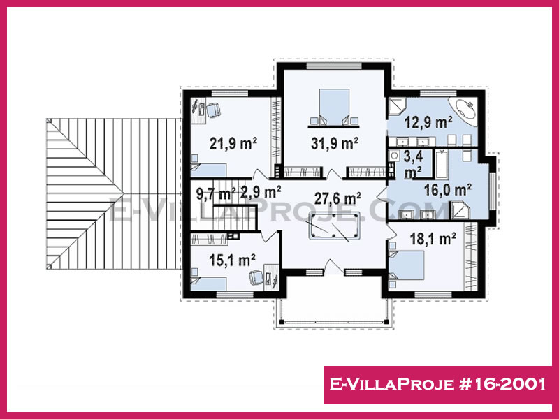 Ev Villa Proje #16-2001 Ev Villa Projesi Model Detayları