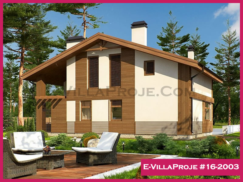 Ev Villa Proje #16-2003 Ev Villa Projesi Model Detayları