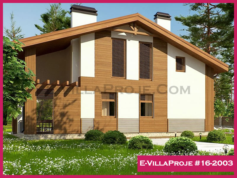 Ev Villa Proje #16-2003 Ev Villa Projesi Model Detayları