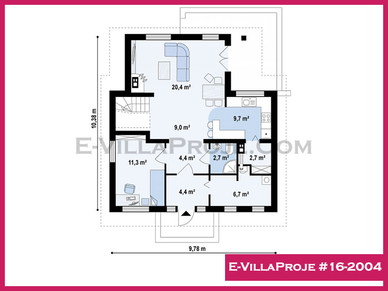 Ev Villa Proje #16-2004 Ev Villa Projesi Model Detayları