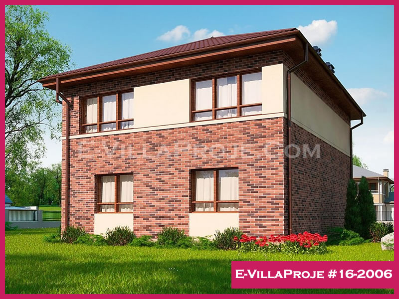 Ev Villa Proje #16-2006 Ev Villa Projesi Model Detayları