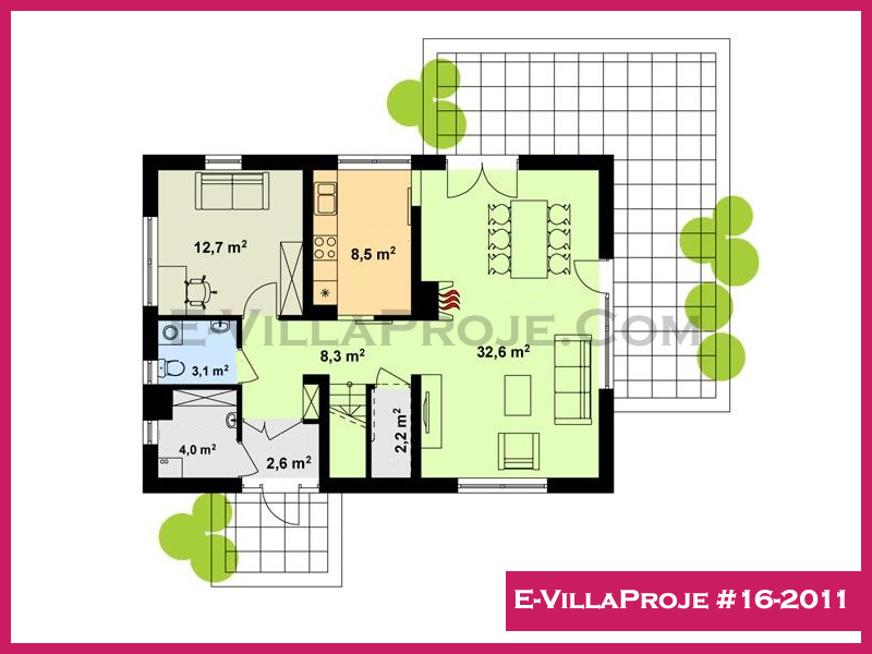 Ev Villa Proje #16-2011 Ev Villa Projesi Model Detayları