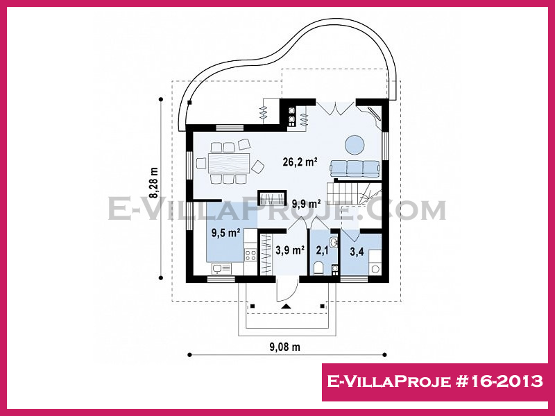Ev Villa Proje #16-2013 Ev Villa Projesi Model Detayları