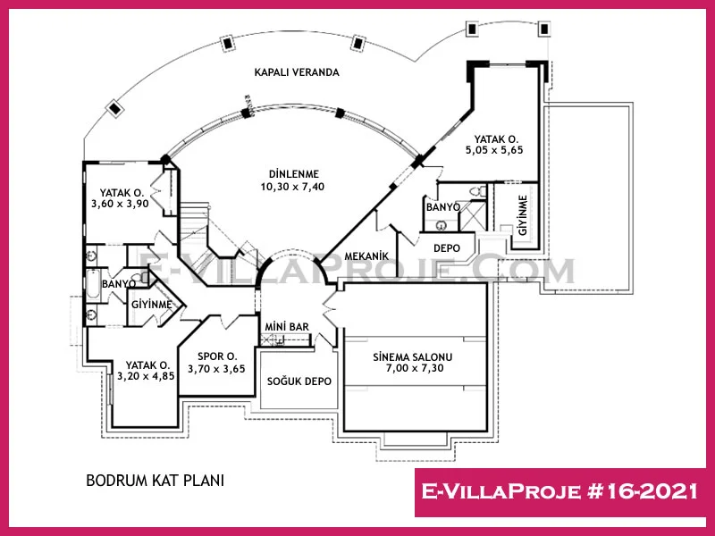 E-VillaProje #16-2021 Ev Villa Projesi Model Detayları