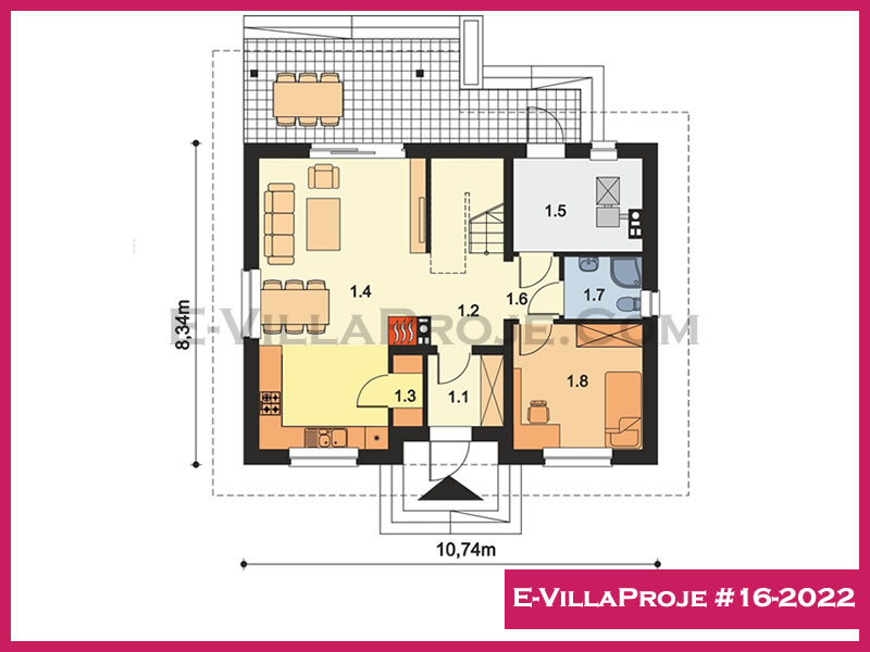 E-VillaProje #16-2022 Ev Villa Projesi Model Detayları