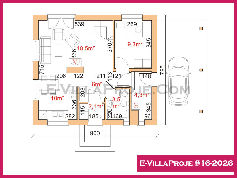 E-VillaProje #16-2026 Ev Villa Projesi Model Detayları