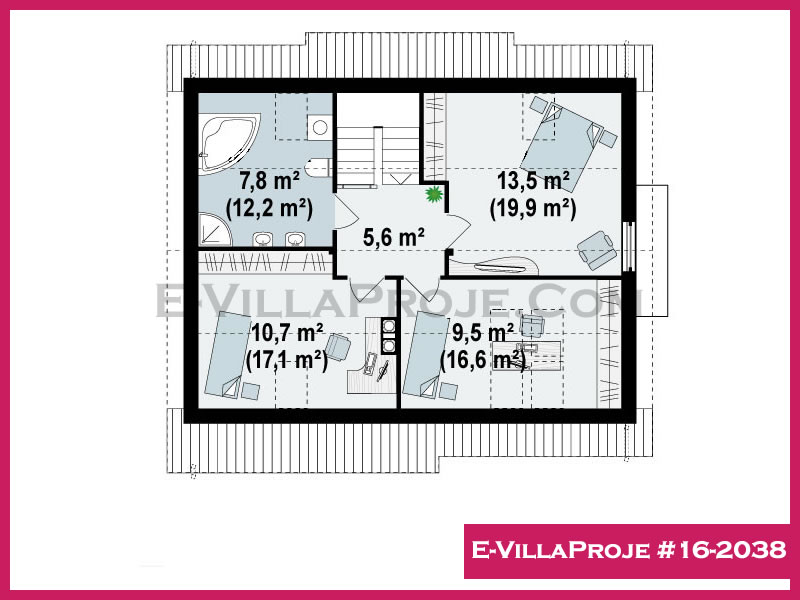 E-VillaProje #16-2038 Ev Villa Projesi Model Detayları