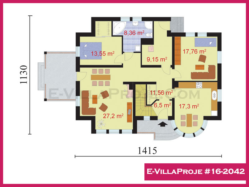 Ev Villa Proje #16 – 2042 Ev Villa Projesi Model Detayları