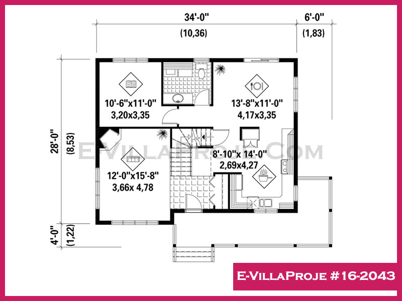 Ev Villa Proje #16 – 2043 Ev Villa Projesi Model Detayları