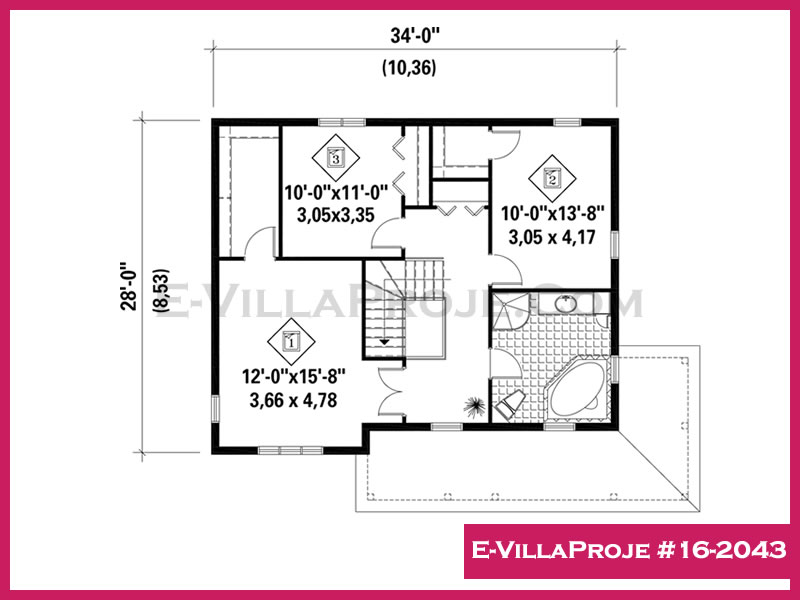 Ev Villa Proje #16 – 2043 Ev Villa Projesi Model Detayları