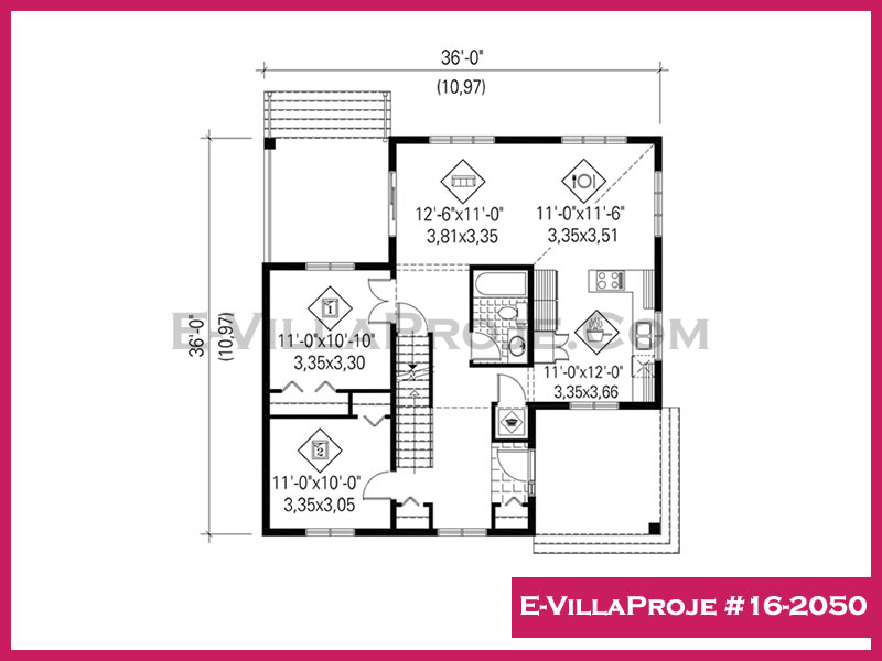 Ev Villa Proje #16 – 2050 Ev Villa Projesi Model Detayları