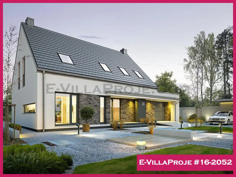 Ev Villa Proje #16 – 2052 Villa Proje Detayları