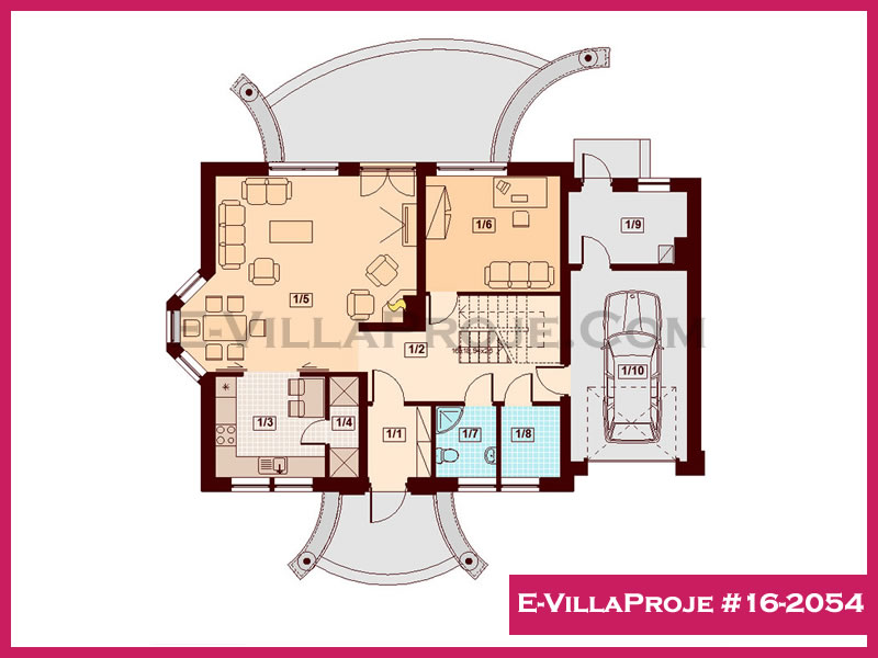 Ev Villa Proje #16 – 2054 Ev Villa Projesi Model Detayları