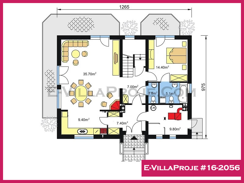 Ev Villa Proje #16 – 2056 Ev Villa Projesi Model Detayları