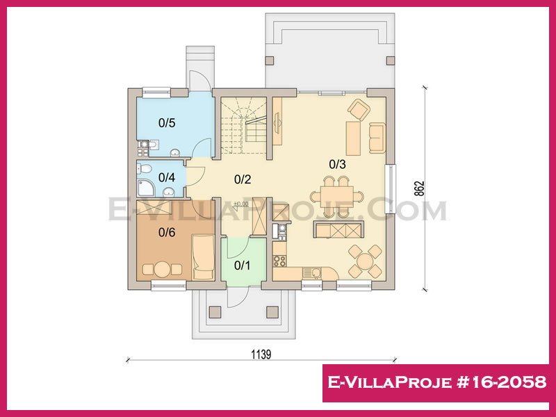 Ev Villa Proje #16 – 2058 Ev Villa Projesi Model Detayları