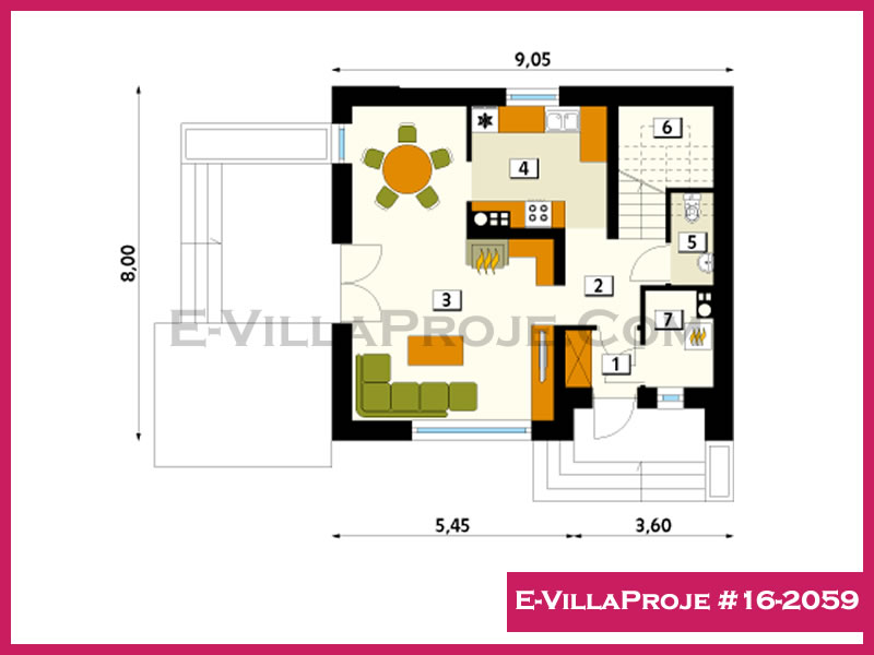 Ev Villa Proje #16 – 2059 Ev Villa Projesi Model Detayları