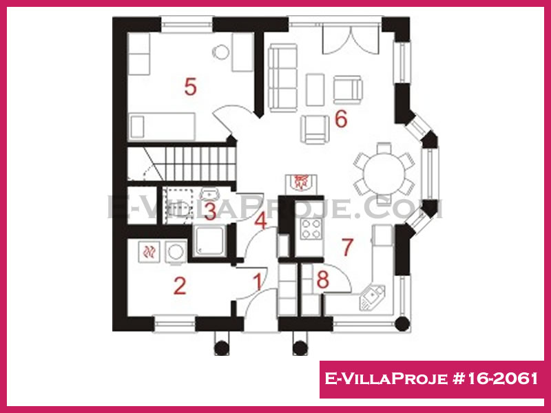 Ev Villa Proje #16 – 2061 Ev Villa Projesi Model Detayları