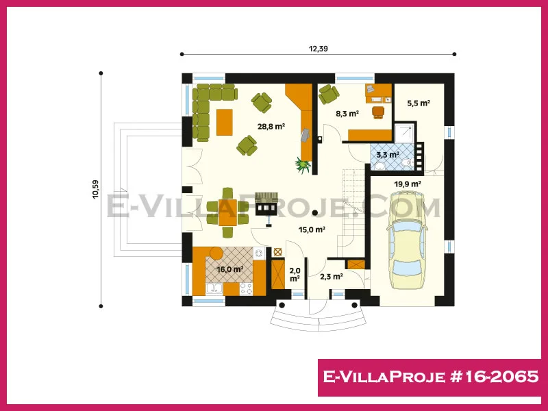Ev Villa Proje #16 – 2065 Ev Villa Projesi Model Detayları