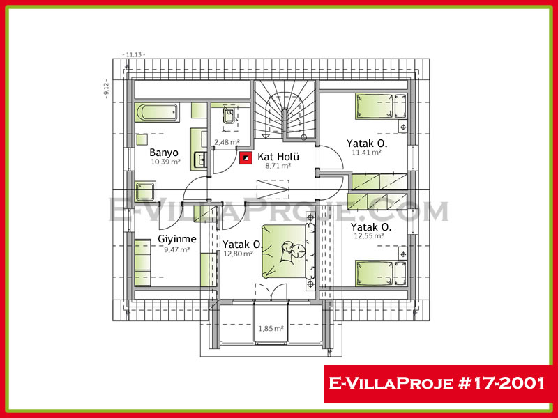 Ev Villa Proje #17 – 2001 Ev Villa Projesi Model Detayları