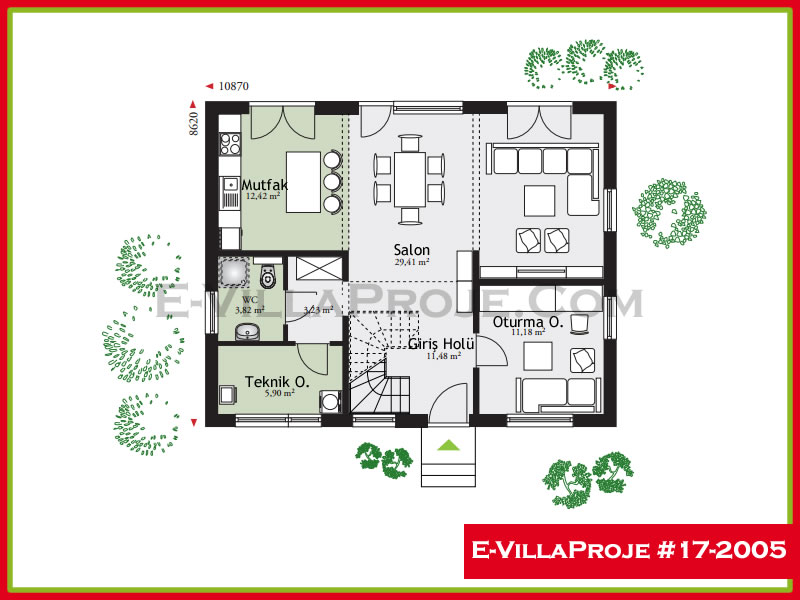 Ev Villa Proje #17 – 2005 Ev Villa Projesi Model Detayları