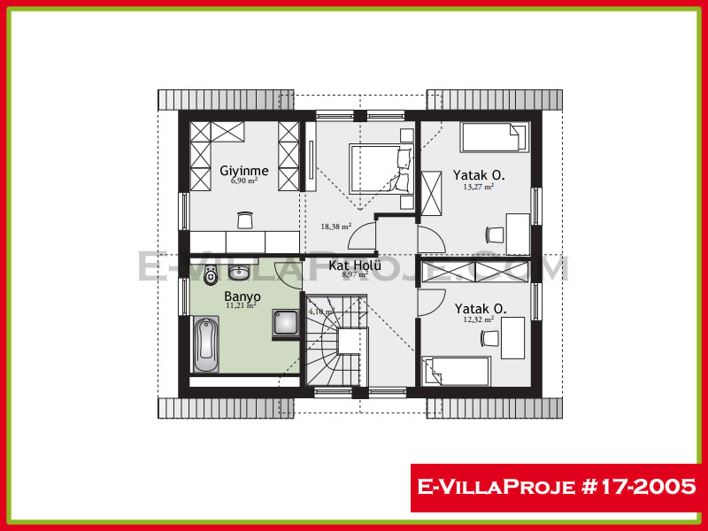 Ev Villa Proje #17 – 2005 Ev Villa Projesi Model Detayları