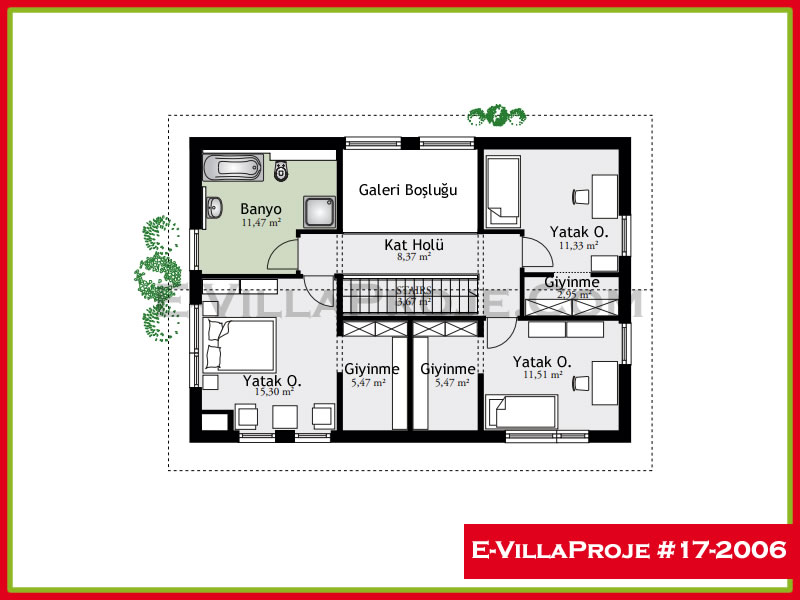 Ev Villa Proje #17 – 2006 Ev Villa Projesi Model Detayları