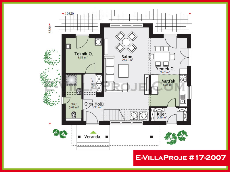 Ev Villa Proje #17 – 2007 Ev Villa Projesi Model Detayları