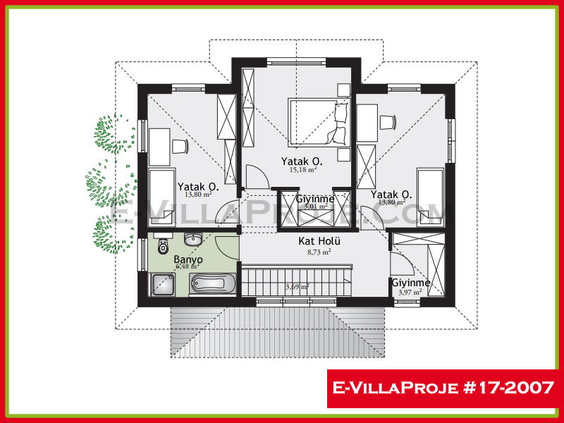 Ev Villa Proje #17 – 2007 Ev Villa Projesi Model Detayları