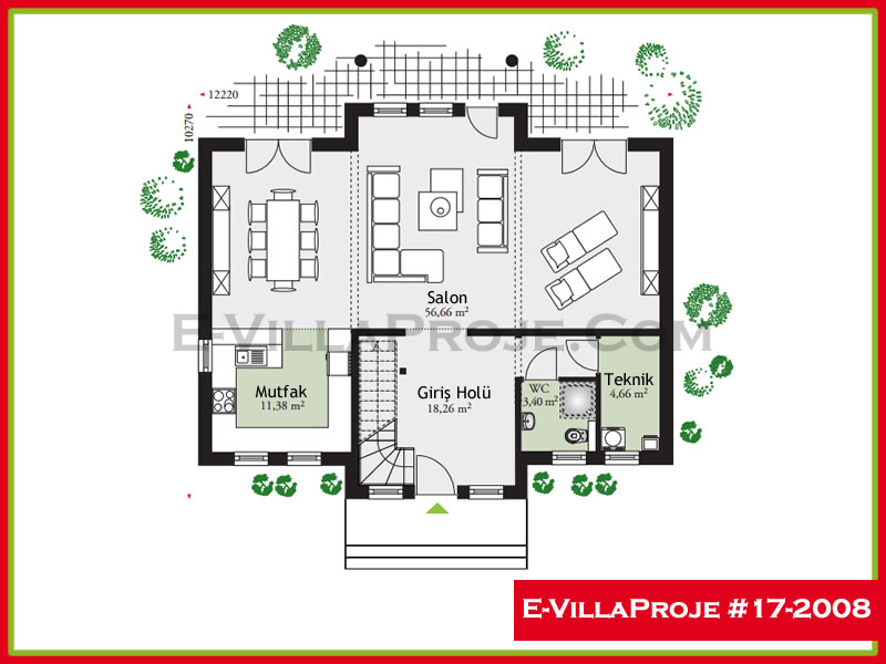 Ev Villa Proje #17 – 2008 Ev Villa Projesi Model Detayları