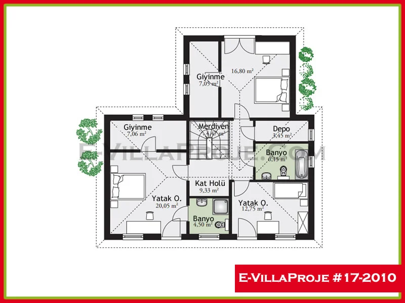 Ev Villa Proje #17 – 2010 Ev Villa Projesi Model Detayları