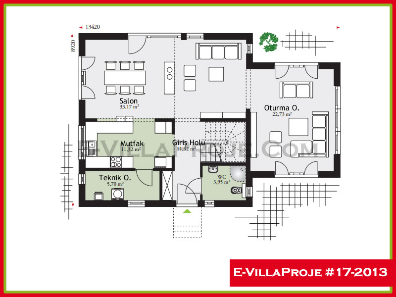 Ev Villa Proje #17 – 2013 Ev Villa Projesi Model Detayları