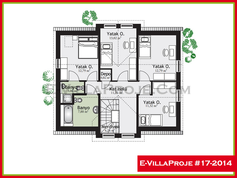 Ev Villa Proje #17 – 2014 Ev Villa Projesi Model Detayları