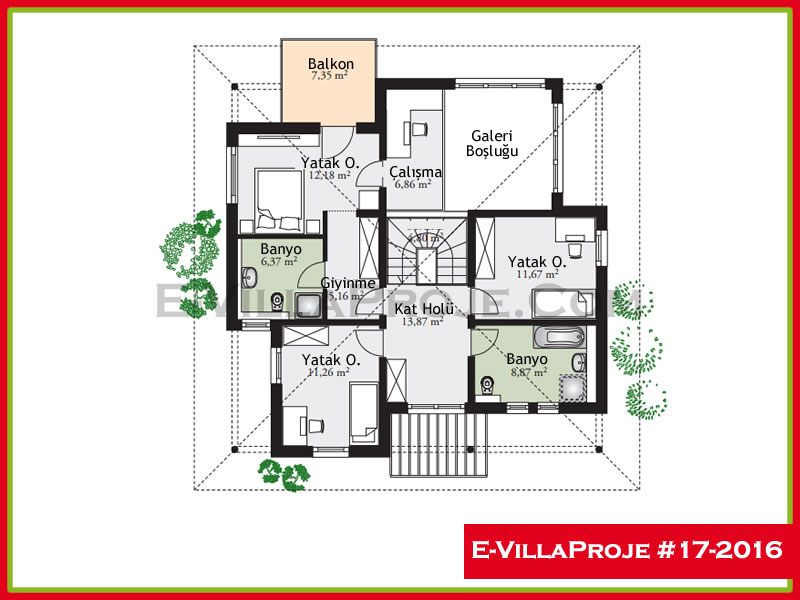 Ev Villa Proje #17 – 2016 Ev Villa Projesi Model Detayları