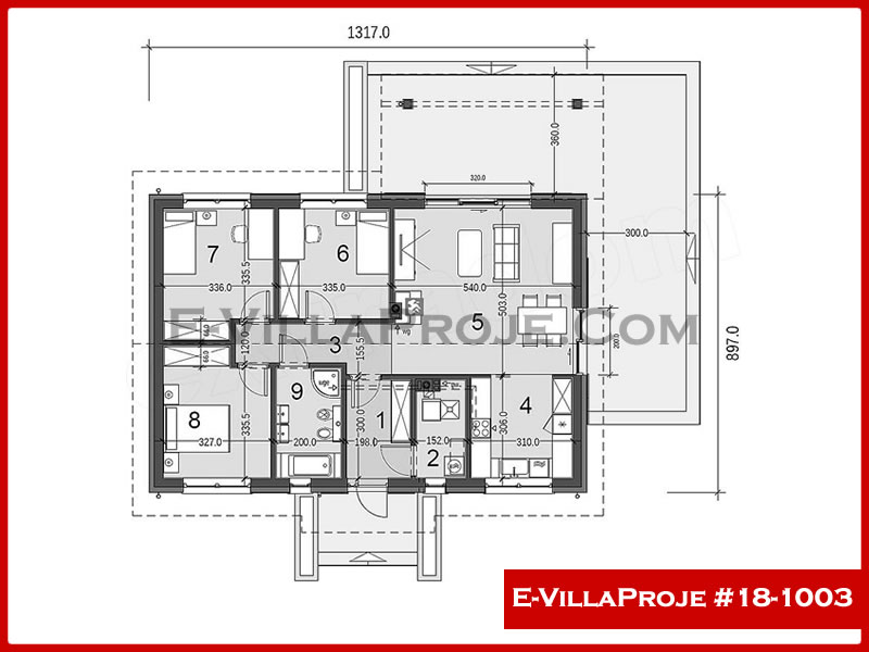 Ev Villa Proje #18 – 1003 Ev Villa Projesi Model Detayları