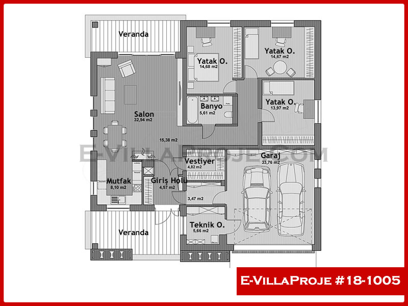 Ev Villa Proje #18 – 1005 Ev Villa Projesi Model Detayları