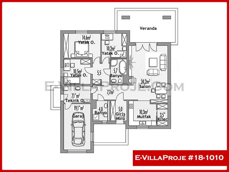 Ev Villa Proje #18 – 1010 Ev Villa Projesi Model Detayları
