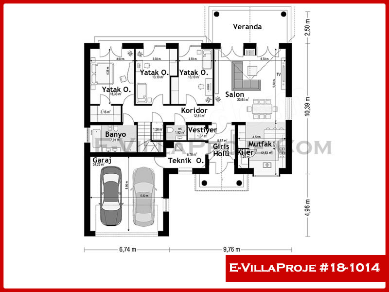 Ev Villa Proje #18 – 1014 Ev Villa Projesi Model Detayları