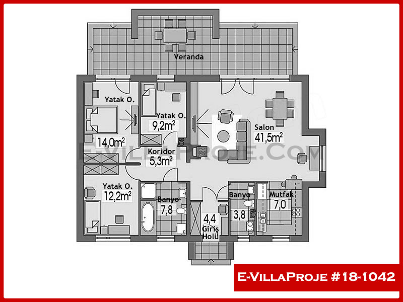 Ev Villa Proje #18 – 1042 Ev Villa Projesi Model Detayları