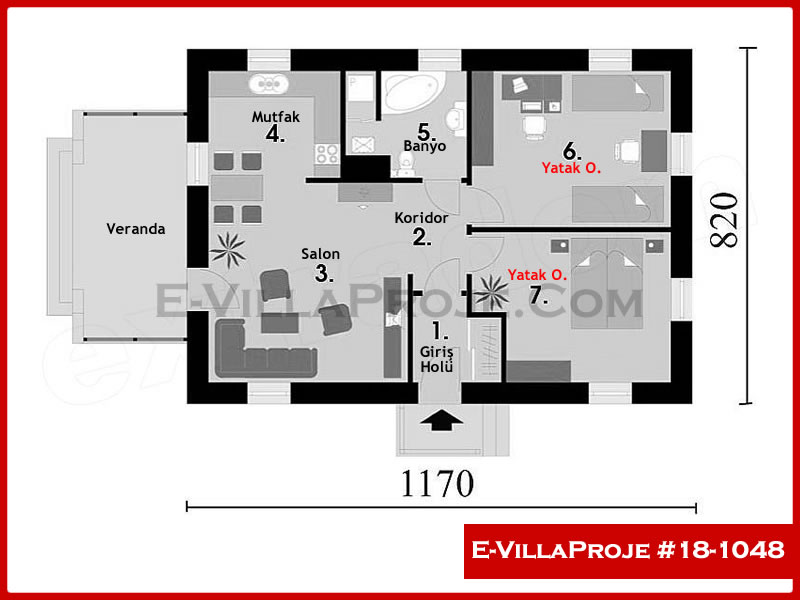 Ev Villa Proje #18 – 1048 Ev Villa Projesi Model Detayları