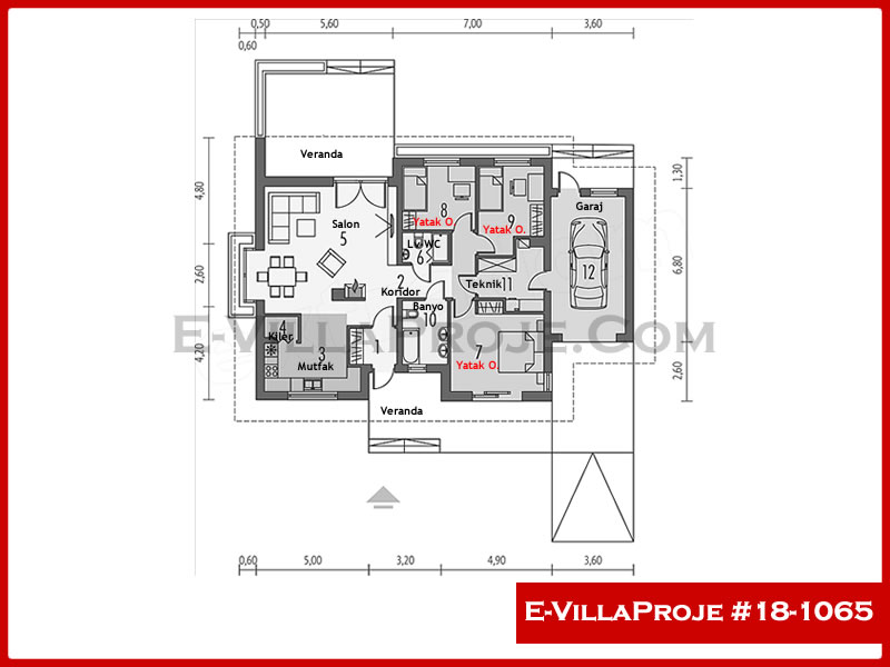 Ev Villa Proje #18 – 1065 Ev Villa Projesi Model Detayları