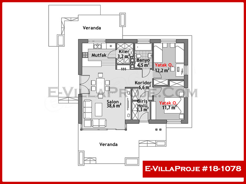 Ev Villa Proje #18 – 1078 Ev Villa Projesi Model Detayları